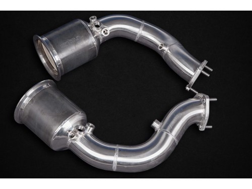 Capristo Porsche Cayenne V8 Bi-Turbo E3 Sport catalytic converters 250 CPSI Exhaust